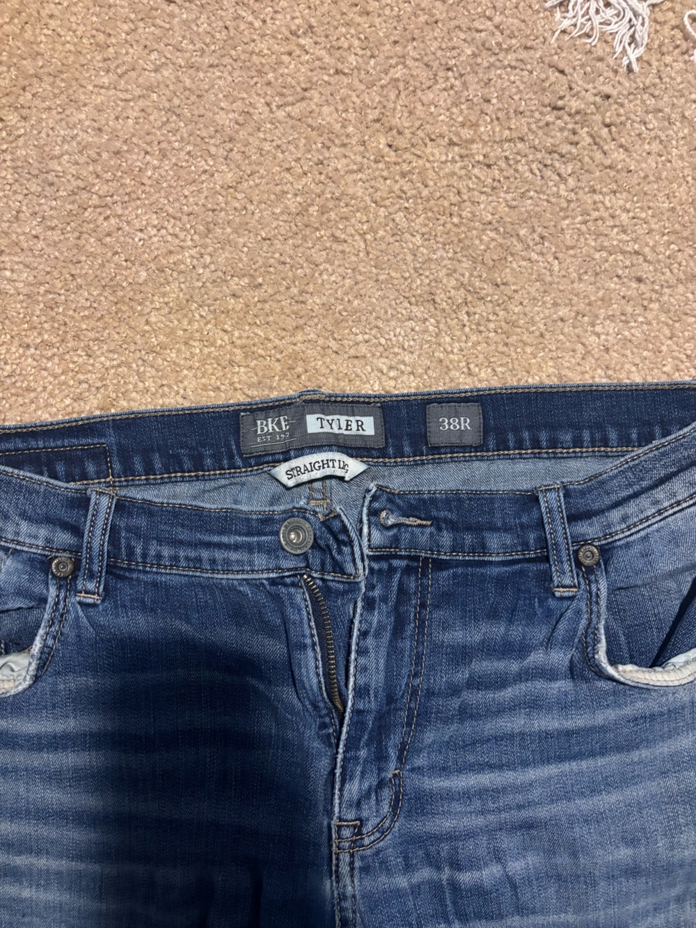BKE Women's Tyler Straight Leg Jeans - Dark Blue